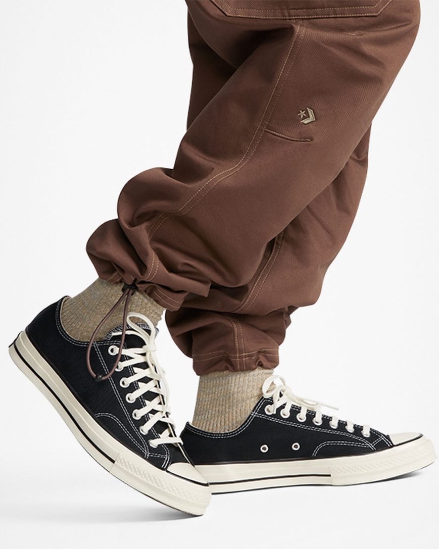 Pantaloni Barbati Converse Star Chevron Cargo Maro | RO DL13VQ384